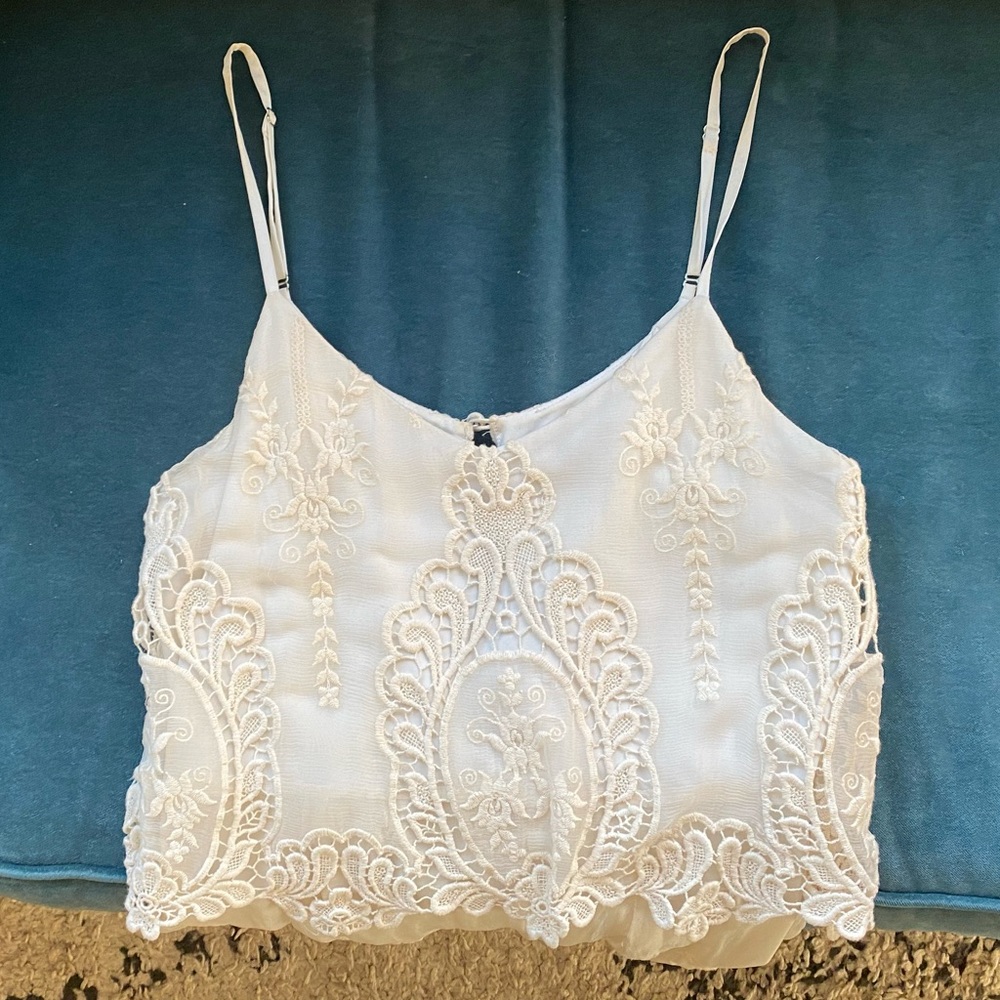 Dolce Vita Jeralyn White Lace Dress XS - Picture 7 of 10